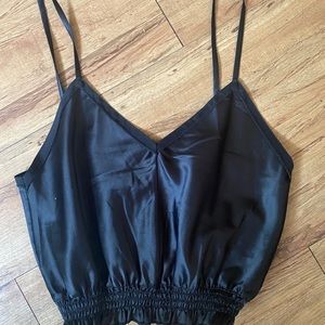 Zara Black Crop Top